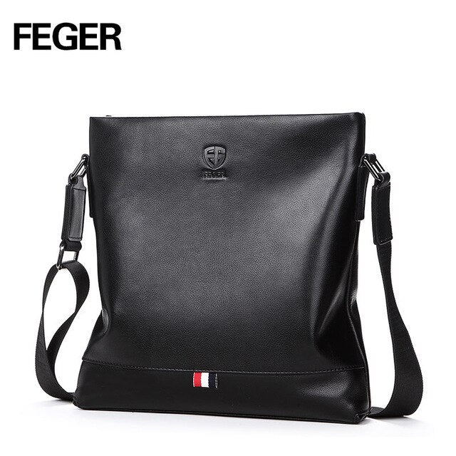 FEGER Man Vertical Genuine Leather bag