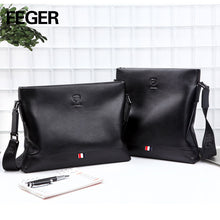 Load image into Gallery viewer, FEGER Man Vertical Genuine Leather bag