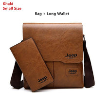 Load image into Gallery viewer, Men Tote Bags Set JEEP BULUO Famous Brand