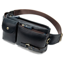 Load image into Gallery viewer, WESTAL Genuine Leather Waist Packs Fanny Pack Belt Bag