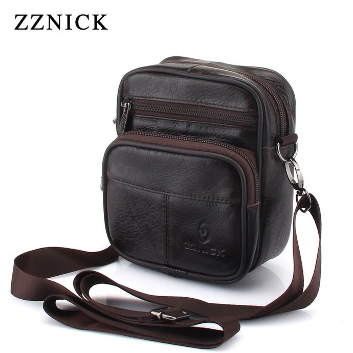 ZZNICK 2019 Genuine Cowhide Leather Shoulder Bag